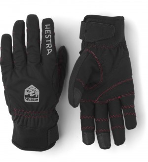 Bici & Mtb Hestra Ergo Grip Long 5-finger Donna Nere | XFQD46013