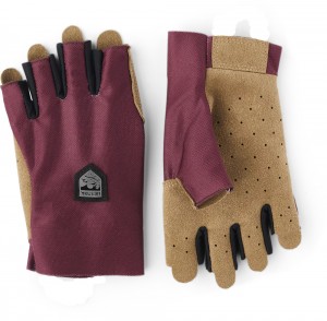 Bici & Mtb Hestra Ventair Corta 5-finger Donna Rosse Scuro | FLMU16384