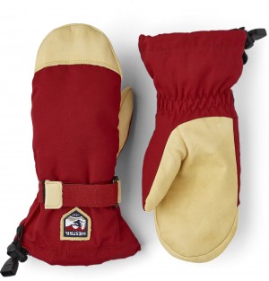 Esterno & Escursionismo Hestra Abisko Ecocuir Sr. Mitt Uomo Rosse | KNBP06382