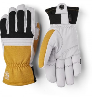 Esterno & Escursionismo Hestra Couloir Uomo Mustard/White | KWCG15608