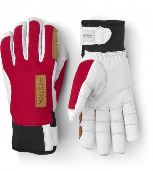 Esterno & Escursionismo Hestra Ergo Grip Active Lana Vergine Terry Donna Red/White | VMTR87190
