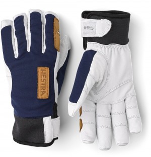 Esterno & Escursionismo Hestra Ergo Grip Active Lana Vergine Terry Uomo Navy/White | DQOI39107