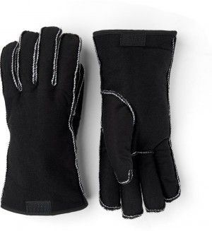 Fodere & Interni Hestra Gauntlet Fleece Liner 5-finger Donna Nere | YQNM79856