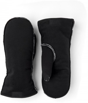 Fodere & Interni Hestra Gauntlet Fleece Liner Mitt Donna Nere | MNVY36450