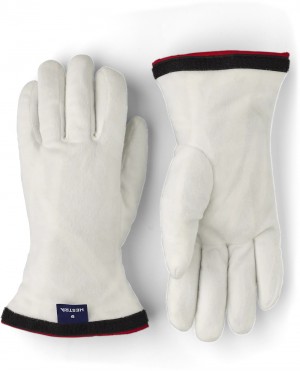 Fodere & Interni Hestra Heli Ski CZone Liner 5-finger Donna Bianche | RHUV95486