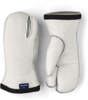 Fodere & Interni Hestra Heli Ski Female Liner 3-finger Donna Bianche | MUCD06439