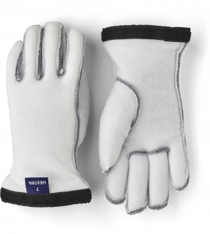 Fodere & Interni Hestra Heli Ski Female Liner 5-finger Uomo Bianche | KJEW48539