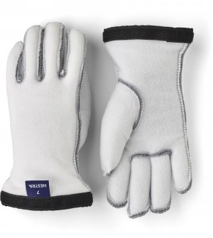 Fodere & Interni Hestra Heli Ski Female Liner 5-finger Donna Bianche | OJKC61482
