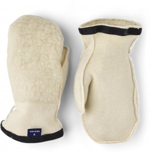 Fodere & Interni Hestra Heli Ski Lana Vergine Liner Mitt Donna Bianche | JZDL04513