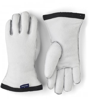 Fodere & Interni Hestra Heli Ski Liner 5-finger Uomo Bianche | PVAK67541