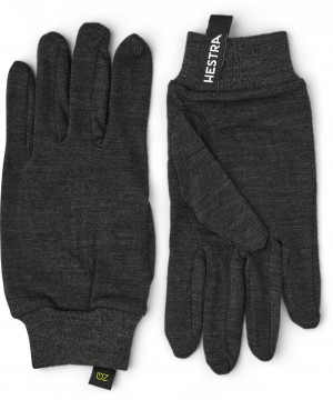 Fodere & Interni Hestra Merino Lana Vergine Liner Active Donna Charcoal | YNIT72604