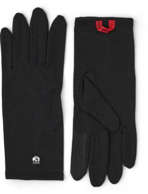 Fodere & Interni Hestra Merino Lana Vergine Liner Long Uomo Nere | AFZG32197