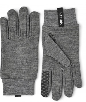 Fodere & Interni Hestra Merino Touch Point Uomo Grigie | RDKX35481