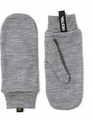 Fodere & Interni Hestra Merino Touch Point Mitt Donna Grigie | TPMX71562