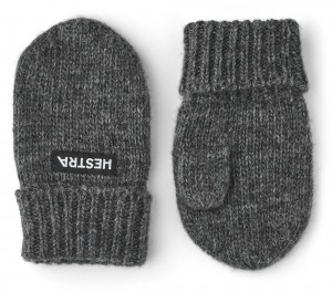 Fodere & Interni Hestra Pancho Baby Mitt Bambino Grigie | GRKO86735