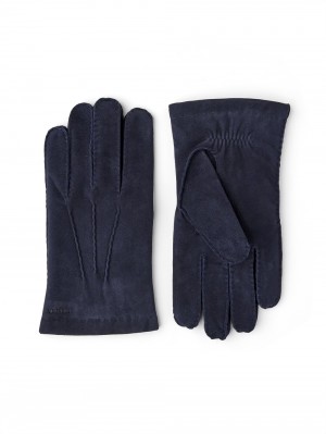 Guanti Scamosciati Hestra Arthur Uomo Blu Marino | VHDK30219