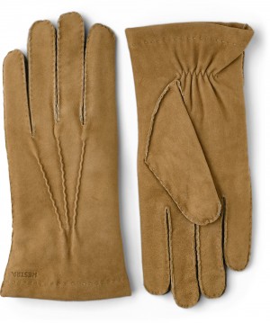 Guanti Scamosciati Hestra Arthur Uomo Camel | FAYQ69248