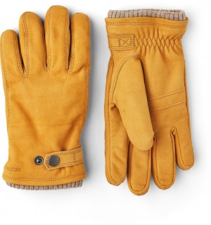 Guanti Scamosciati Hestra Bergvik Uomo Tan | WXQM29351