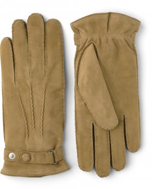 Guanti Scamosciati Hestra Winston Scamosciate Uomo Camel | TYVM42135