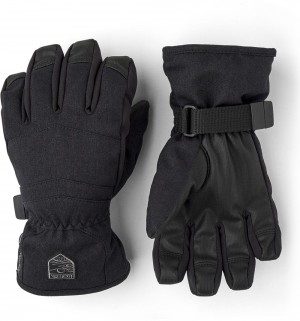 Guanti con dita Hestra GORE-TEX Atlas Jr. Bambino Nere | HGCL84015