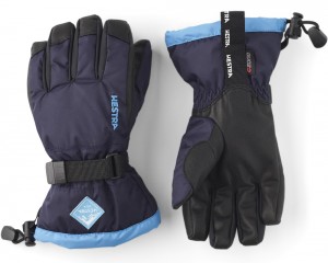 Guanti con dita Hestra Gauntlet CZone Jr. Bambino Blu Marino Scuro | KHIO93504