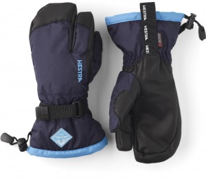 Guanti con dita Hestra Gauntlet CZone Jr. 3-finger Bambino Blu Marino Scuro | TZWG56120