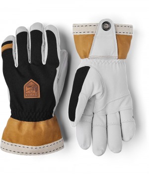 Guanti da arrampicata Hestra Ergo Grip Alpha Uomo Nere | DNZH59176