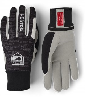Guanti da corsa Hestra Windstopper Active Grip Uomo Nere | YADS98360