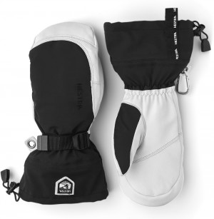 Guanti da sci Hestra Army Pelle Extreme Mitt Donna Black/White | JFSV45123