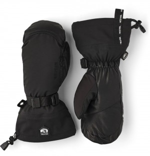 Guanti da sci Hestra Army Pelle Extreme Mitt Uomo Nere | PQDT17350