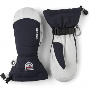 Guanti da sci Hestra Army Pelle Heli Ski Mitt Uomo Blu Marino | MTVO19732