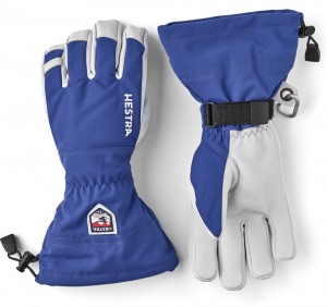 Guanti da sci Hestra Army Pelle Heli Ski Uomo Blu | PLWH86219