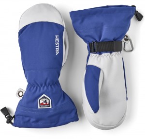 Guanti da sci Hestra Army Pelle Heli Ski Mitt Uomo Blu | EHJK70213