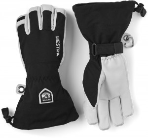Guanti da sci Hestra Army Pelle Heli Ski Uomo Nere | OJCK70692