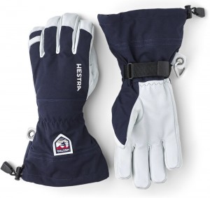 Guanti da sci Hestra Army Pelle Heli Ski Uomo Blu Marino | UBZG90265