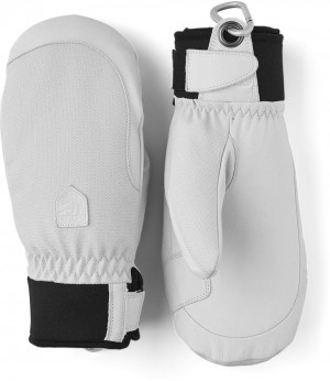 Guanti da sci Hestra Army Pelle Patrol Female Mitt Donna Grigie | ULZY05769