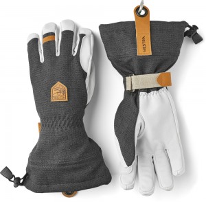 Guanti da sci Hestra Army Pelle Patrol Gauntlet Uomo Charcoal | UCIO54912