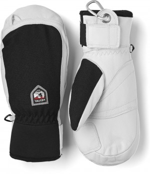 Guanti da sci Hestra Army Pelle Patrol Mitt Uomo Nere | QKPL25980