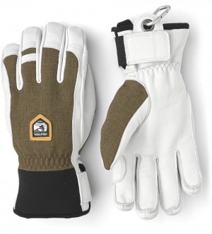 Guanti da sci Hestra Army Pelle Patrol Uomo Verde Oliva | VQOH02563