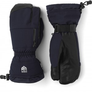Guanti da sci Hestra CZone Pointer 3-finger Donna Nere | ZBJT36281
