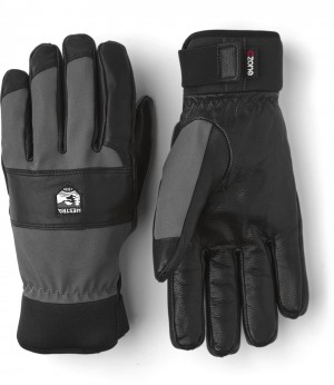 Guanti da sci Hestra CZone Vernum Donna Grey/Black | YNID84710