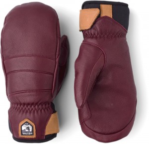 Guanti da sci Hestra Fall Line Mitt Donna Bordeaux | ZLBF73162