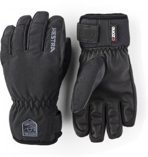 Guanti da sci Hestra Ferox Primaloft Bambino Nere | ZRGF69035