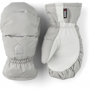 Guanti da sci Hestra Foss Jr. Mitt Bambino Grigie | GDPB42659