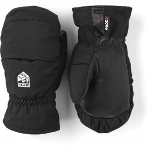 Guanti da sci Hestra Foss Jr. Mitt Bambino Nere | ICJP64985