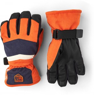 Guanti da sci Hestra GORE-TEX Atlas Jr. Bambino Arancioni | MDUW45706