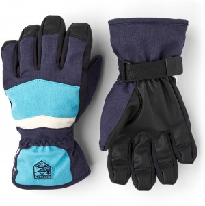 Guanti da sci Hestra GORE-TEX Atlas Jr. Bambino Blu Marino | DJXW54162