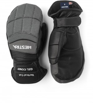 Guanti da sci Hestra GSL Race Comp Mitt Donna Black/White | GZKN62843
