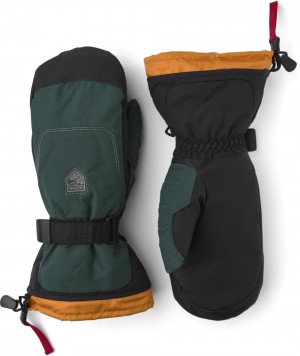 Guanti da sci Hestra Gauntlet Sr. Mitt Donna Verdi | QIFJ90352