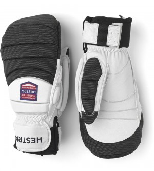 Guanti da sci Hestra Gripen GS Mitt Uomo Grey/White | XBYD85426